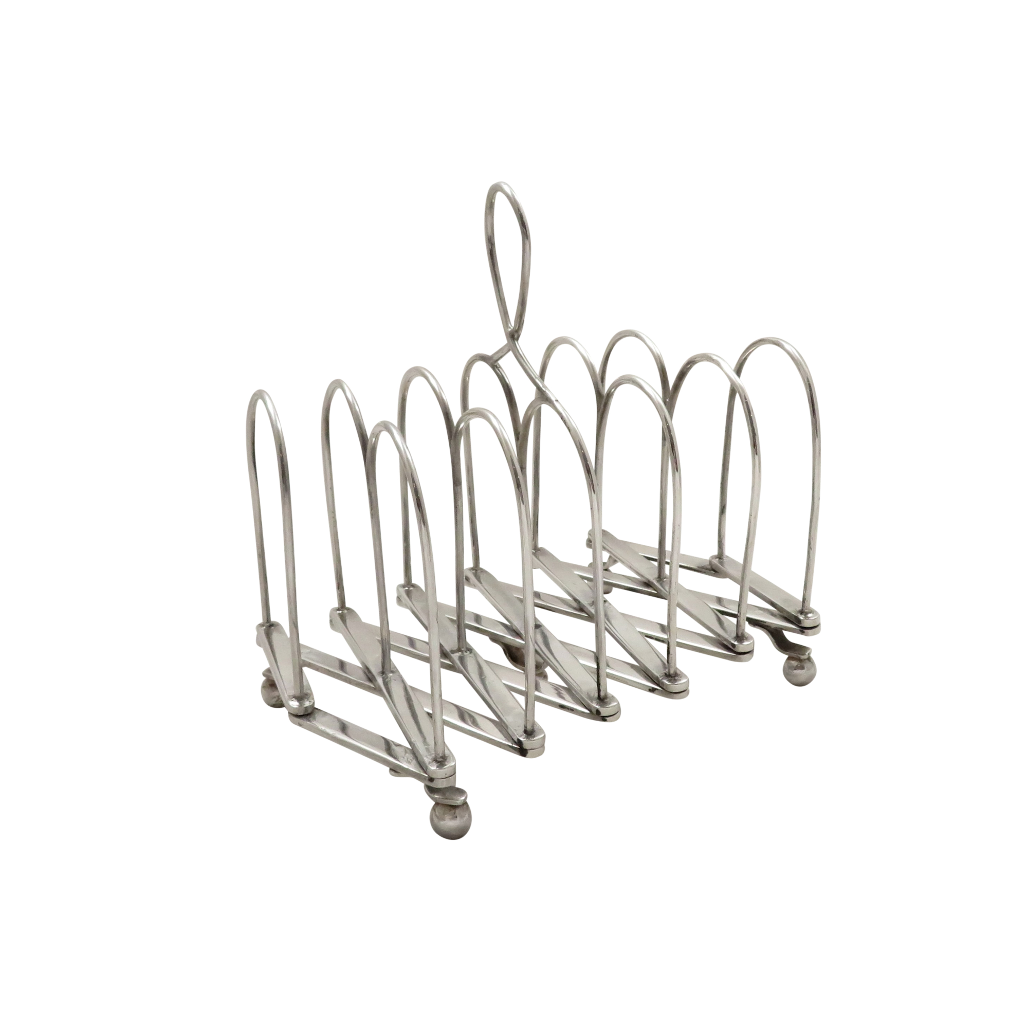 Vintage Expanding Sterling Silver Toast Rack 1995