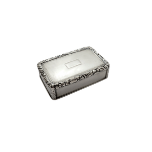 Antique Georgian Sterling Silver Snuff Box 1826