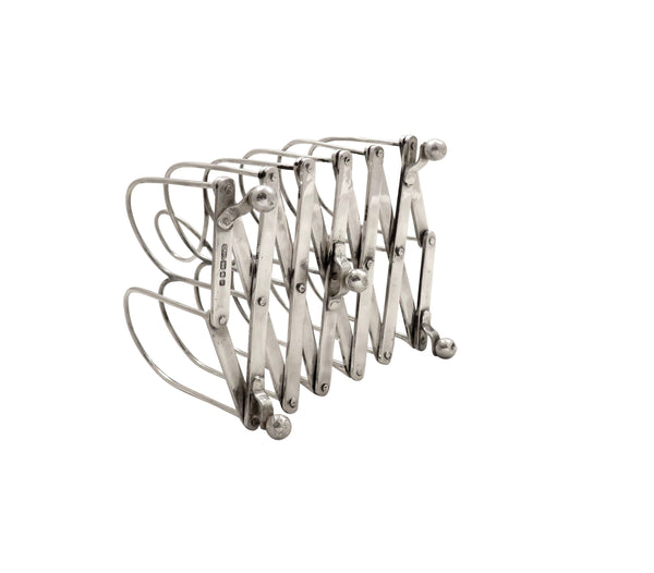 Vintage Expanding Sterling Silver Toast Rack 1995