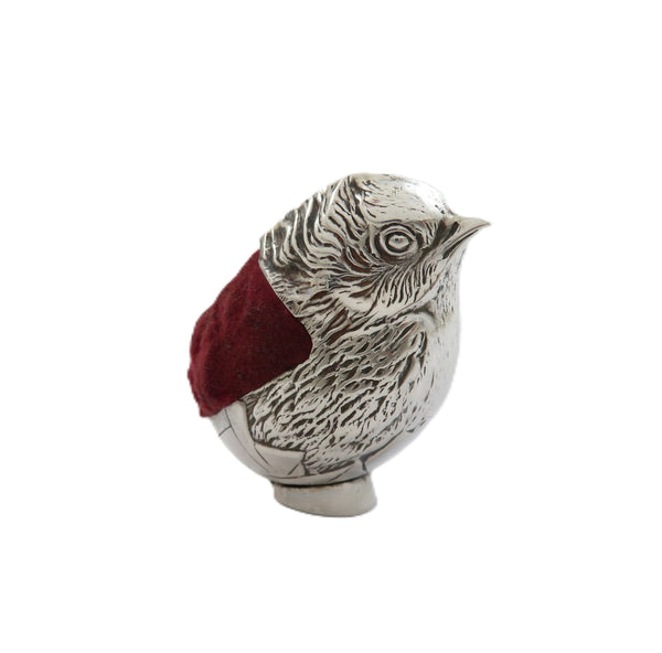 Antique Edwardian Sterling Silver 'Chick' Pin Cushion 1906